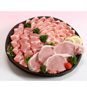 31-A-⑪ 鹿児島黒豚ステーキしゃぶセット（合計約1kg）